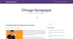Desktop Screenshot of chicagosynagogue.org