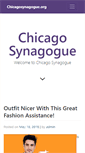 Mobile Screenshot of chicagosynagogue.org
